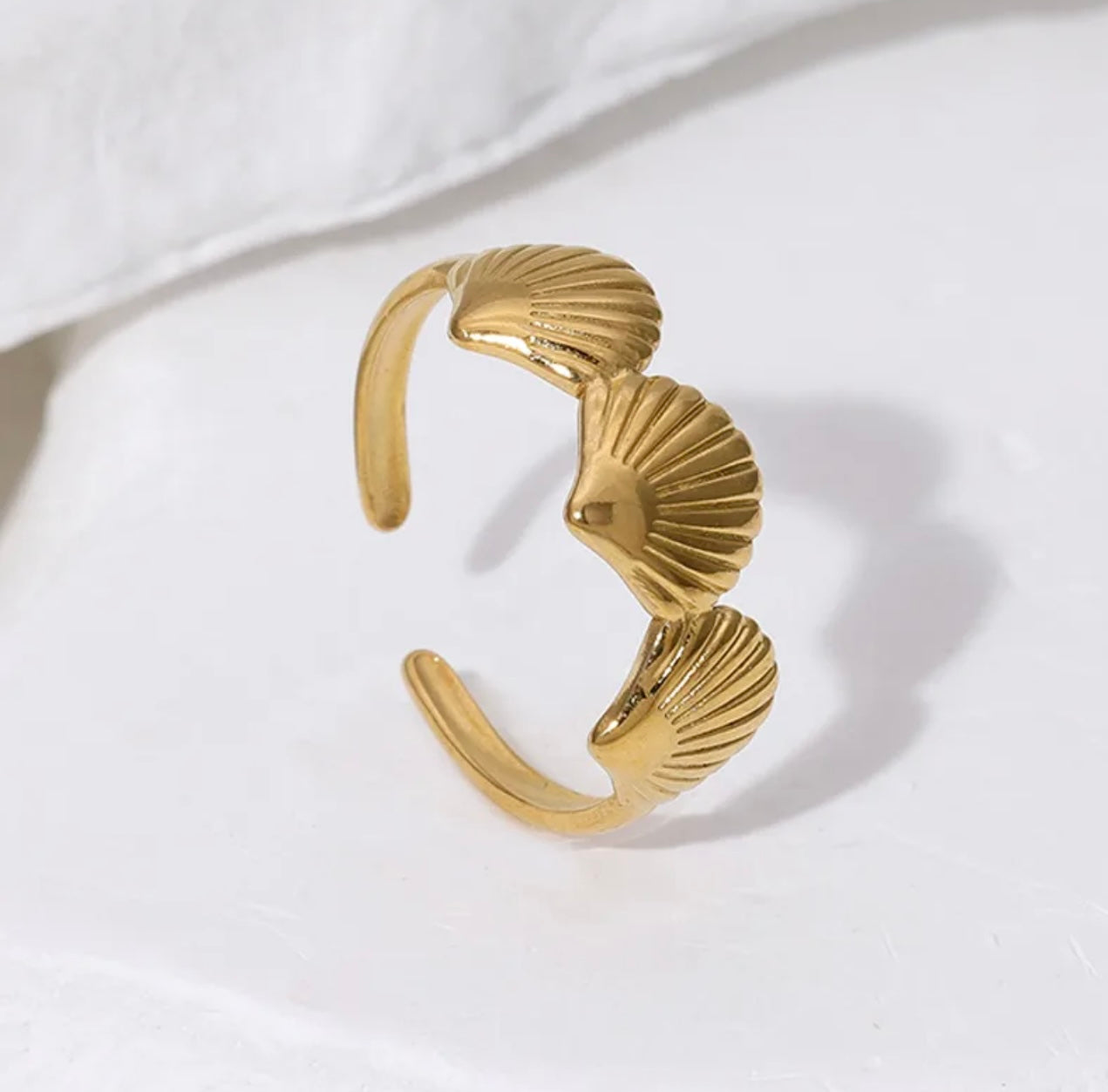 Bague coquillages