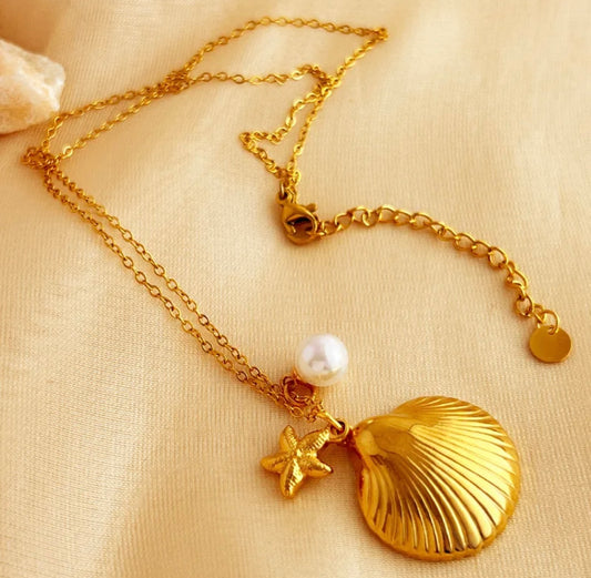 Collier coquillages