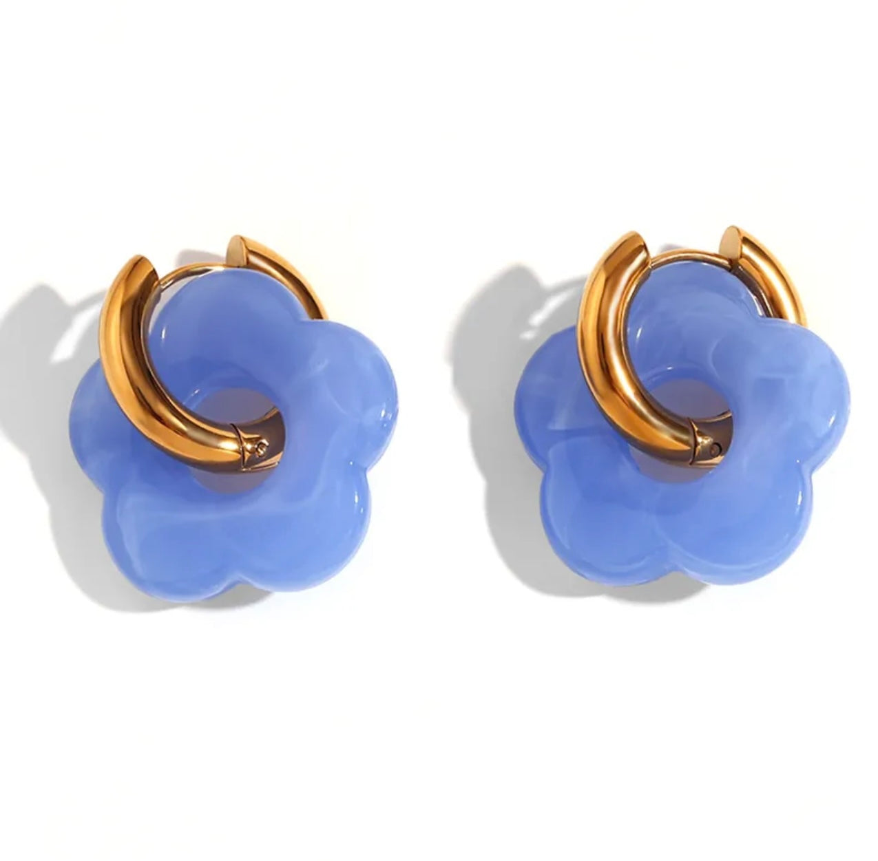 Créole fleur bleu